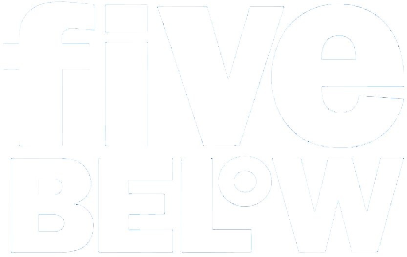 Five Below white Logo